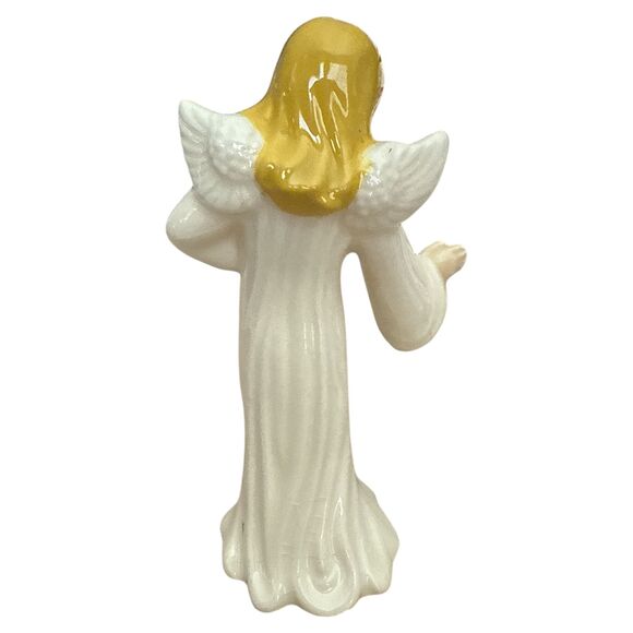 Holland Mold Nativity Angel Figurine Blonde Hair Replacement Piece 5.5" - Picture 4 of 6